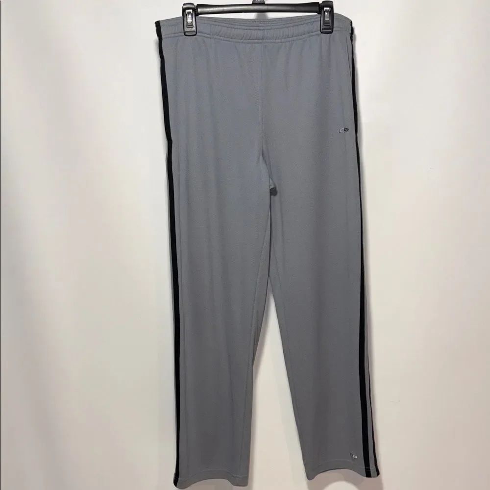Champion Gray Joggers with Black Stripes